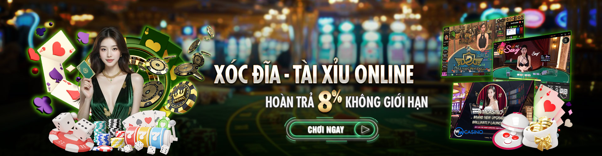 Hình ảnh quảng cáo của gi8 hiển thị nền tảng và các lợi ích